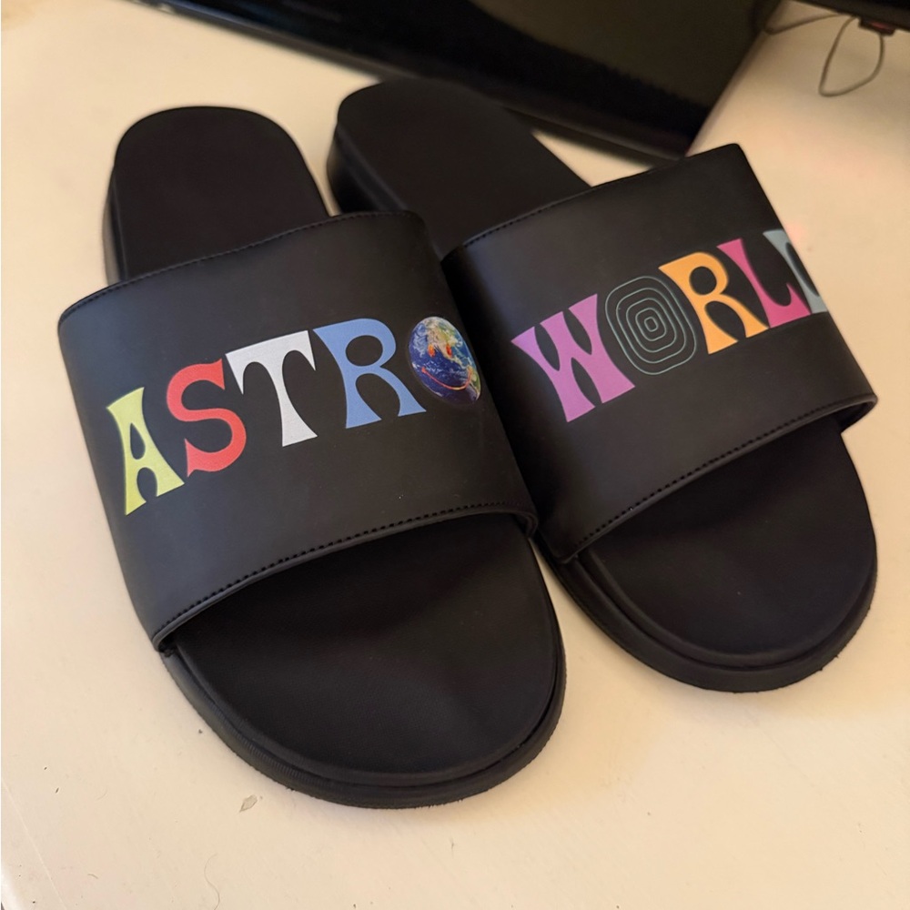 Travis Scott Black Astroworld Sandals